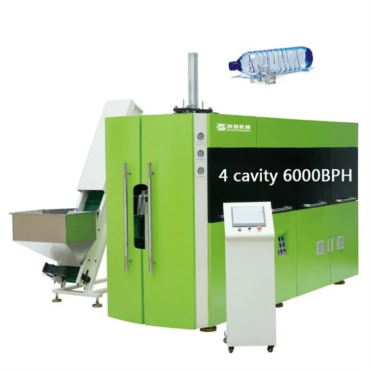 Sharbat liniyalari uchun energiya tejaydigan plastik shishani zarb qilish mashinasi